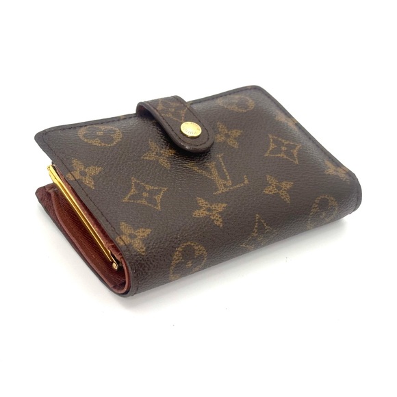 Louis Vuitton Monogram Kiss Lock wallet authentic good condition CA0090 - Picture 5 of 15